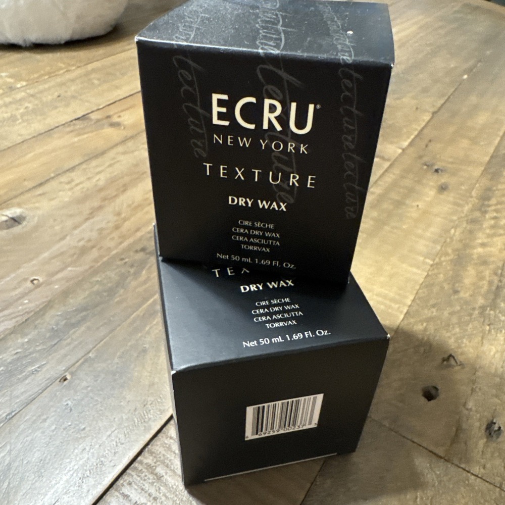 ECRU New York Texture Dry Wax 1.69oz New in Box Lot Of 2